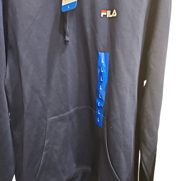 Fila Men's Deep Blue Pullover Hoodie - Picture 4 of 4
